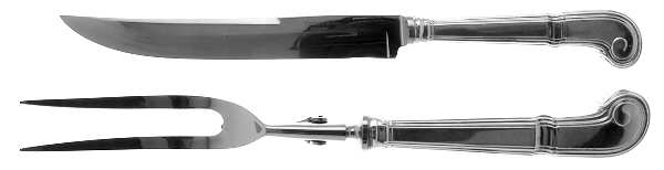 Castilian (Sterling, 1929) Small Stainless Blade 2-Piece Steak Carving Set