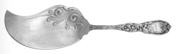 Chrysanthemum (Sterling, 1880) Large Solid Ice Cream Server