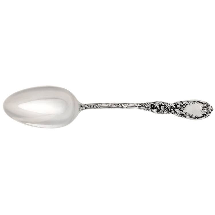 Chrysanthemum (Sterling, 1880) Gravy Dressing Spoon Small with Buttom