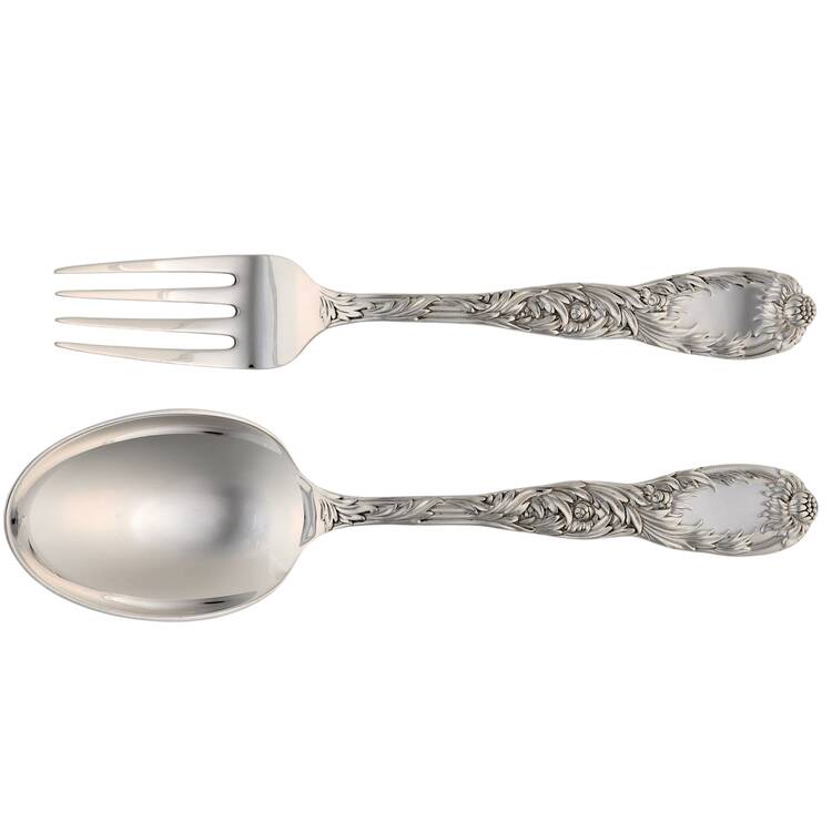 Chrysanthemum (Sterling, 1880) Solid Serving Set