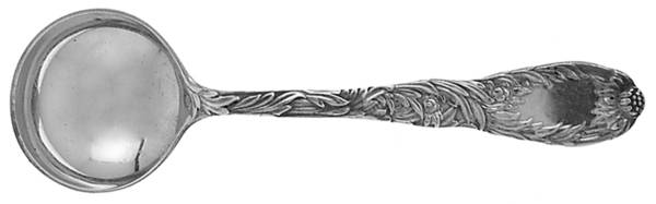 Chrysanthemum (Sterling, 1880) Round Bowl Soup Spoon (Bouillon)