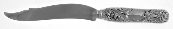 Chrysanthemum (Sterling, 1880) Individual Hollow Handle Fish Knife-Sterling Blade