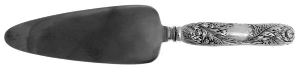 Chrysanthemum (Sterling, 1880) Pie Server with Silverplate Blade