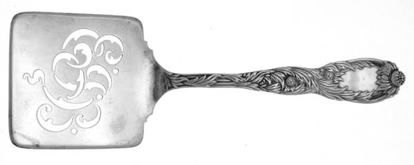 Chrysanthemum (Sterling, 1880) Solid Pierced Waffle Server