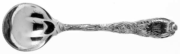 Chrysanthemum (Sterling, 1880) Old Style Ice Cream Spoon Large