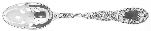 Chrysanthemum (Sterling, 1880) Pierced Tablespoon (Serving Spoon)