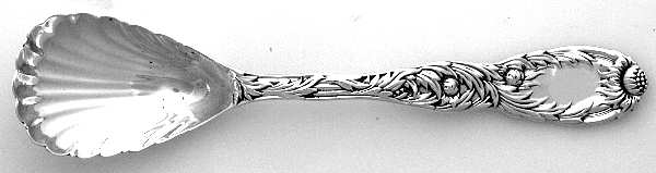 Chrysanthemum (Sterling, 1880) Large Jelly Spoon