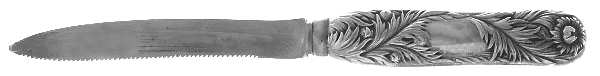 Chrysanthemum (Sterling, 1880) Knife-Orange/Hlw Hdl-Strlblade