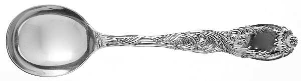 Chrysanthemum (Sterling, 1880) Round Bowl Soup Spoon (Gumbo)