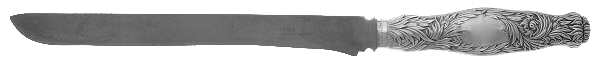 Chrysanthemum (Sterling, 1880) Large Stainless Blade Roast Carving Knife