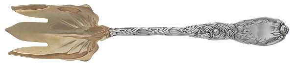 Chrysanthemum (Sterling, 1880) Solid Salad Serving Fork