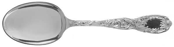 Chrysanthemum (Sterling, 1880) Large Solid Berry/Casserole Spoon