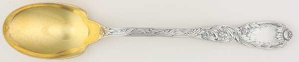 Chrysanthemum (Sterling, 1880) Seafood Serving Spoon Solid Piece
