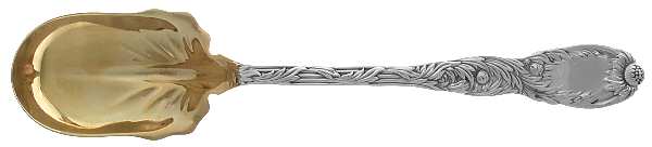 Chrysanthemum (Sterling, 1880) Solid Salad Serving Spoon