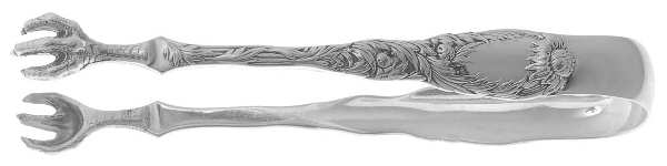 Chrysanthemum (Sterling, 1880) Large Sugar Tongs
