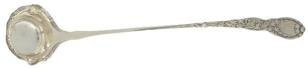 Chrysanthemum (Sterling, 1880) Solid Punch Ladle with Scroll Bowl
