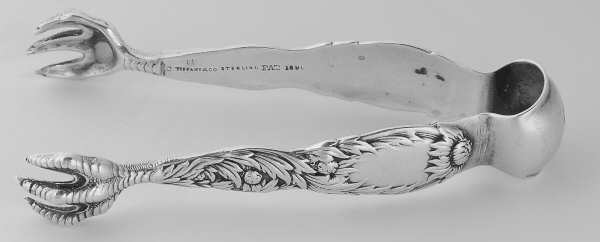 Chrysanthemum (Sterling, 1880) Bon Bon Tongs
