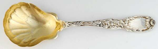 Chrysanthemum (Sterling, 1880) Small Solid Berry/Casserole Spoon