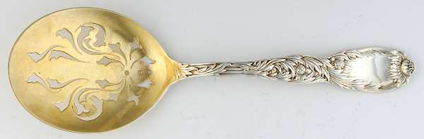Chrysanthemum (Sterling, 1880) Solid Pierced Egg Server