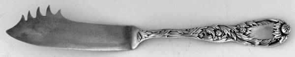 Chrysanthemum (Sterling, 1880) Solid Serving Cheese Knife