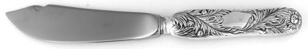 Chrysanthemum (Sterling, 1880) Hollow Handle Master Butter Knife