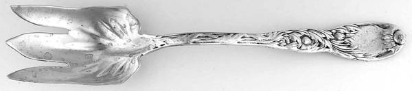 Chrysanthemum (Sterling, 1880) Solid Salad Serving Fork