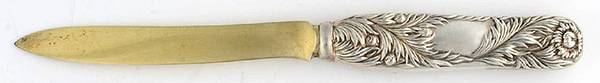 Chrysanthemum (Sterling, 1880) Knife-Fruit/Hollow Handle-Sterling Blade