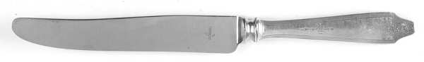 Clinton Engraved (Sterling, No Monograms) New French Hollow Knife with Bolster