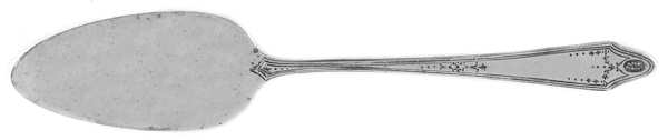 Clinton Engraved (Sterling, No Monograms) Solid Cheese Server