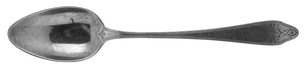 Clinton Engraved (Sterling, No Monograms) Five O'Clock Teaspoon