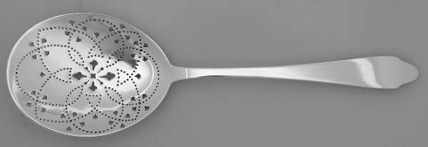 Clinton (Sterling, 1912, M-T-C Stamp) Solid Pierced Egg Server