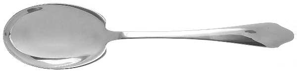 Clinton (Sterling, 1912, M-T-C Stamp) Preserve Spoon