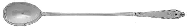 Clinton (Sterling, 1912, M-T-C Stamp) Iced Tea Spoon