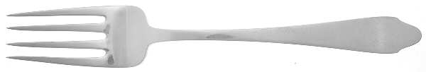 Clinton (Sterling, 1912, M-T-C Stamp) Solid Serving Fork