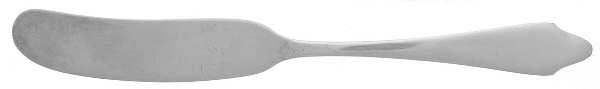 Clinton (Sterling, 1912, M-T-C Stamp) Flat Handle Butter Spreader