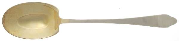Clinton (Sterling, 1912, M-T-C Stamp) Solid Salad Serving Spoon