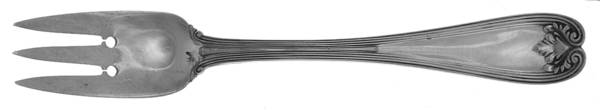 Colonial (Sterling, 1895) 3-Tine Salad Fork