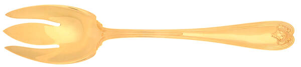 Colonial (Sterling, 1895) Vermeil Seafood Serving Fork