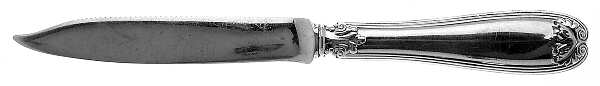 Colonial (Sterling, 1895) Hollow Handle Fruit Knife with Sterling Blade