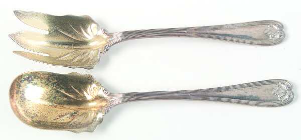 Colonial (Sterling, 1895) (2 Pc) Solid Salad Set