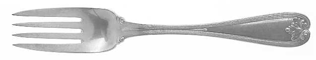 Colonial (Sterling, 1895) Pastry Fork