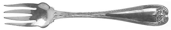 Colonial (Sterling, 1895) Individual Old Style Solid Fish Fork