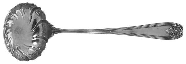 Colonial (Sterling, 1895) Solid Oyster Ladle with Fluted Bowl