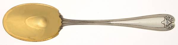 Colonial (Sterling, 1895) Seafood Serving Spoon Solid Piece