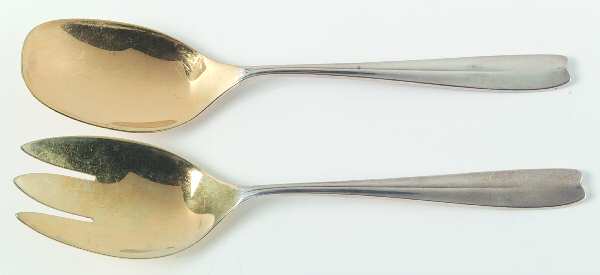 Cordis (Sterling, 1958) (2 Pc) Solid Salad Set