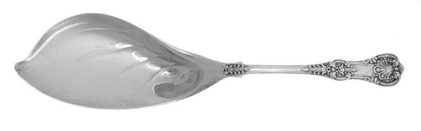 English King (Sterling, 1885, No Monograms) Large Solid Ice Cream Server