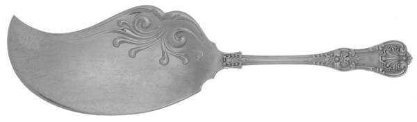 English King (Sterling, 1885, No Monograms) Large Solid Ice Cream Server