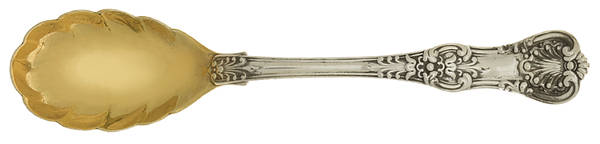 English King (Sterling, 1885, No Monograms) Small Jelly Spoon