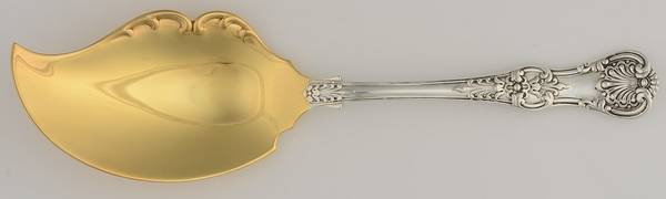 English King (Sterling, 1885, No Monograms) Small Jelly Knife