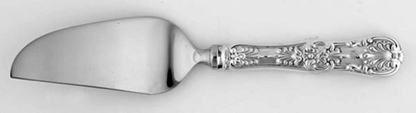 English King (Sterling, 1885, No Monograms) Cheese Knife with Stainless Blade